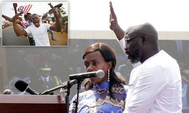 George Weah Dilantik sebagai Presiden Liberia